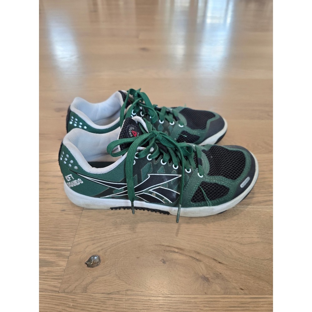 Reebok CrossFit Nano 2.0 Green Black White Training Shoes 023501 Womens 7